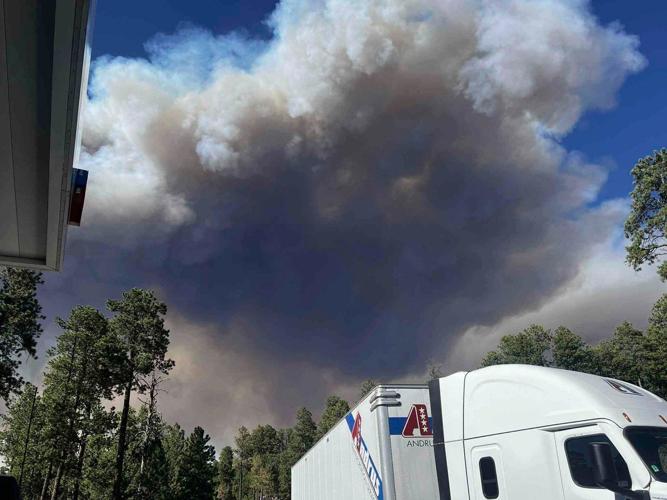 Wildfire along Grand Canyon's North Rim destroys historic lodge and is spreading rapidly