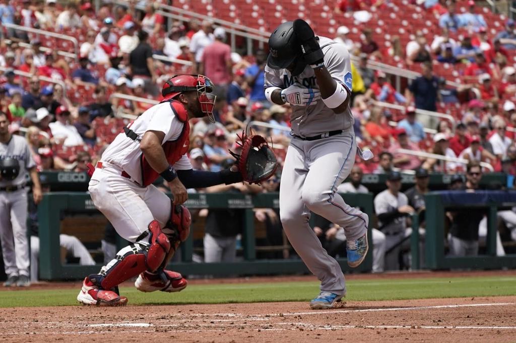 Gorman's 4 RBIs lift Cardinals over Marlins 6-4 for 2nd series