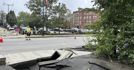 New England getting more rain watching Hurricane Lees path after flooding sinkholes New England getting more rain watching Hurricane Lees path after flooding sinkholes