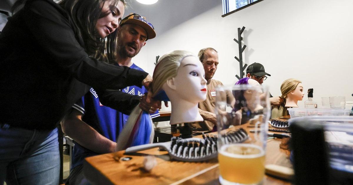 Beers, braids and bonding: Hairstyle classes for dads aim to challenge ...