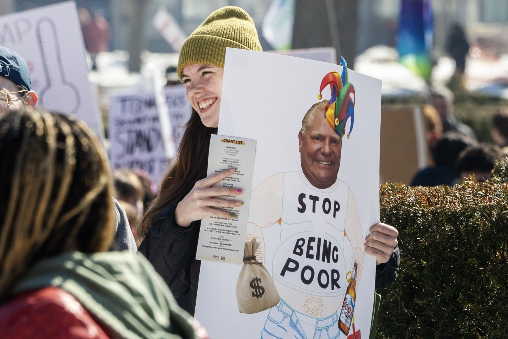 Osap Rally OSAP protesters clash with police at Queen’s Park rally