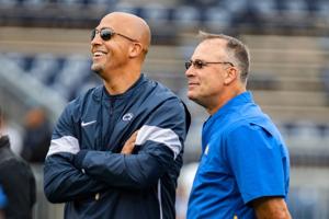 Pitt's Pat Narduzzi and Virginia Tech's James Franklin have met before, just not quite like this Pitt's Pat Narduzzi and Virginia Tech's James Franklin have met before, just not quite like this