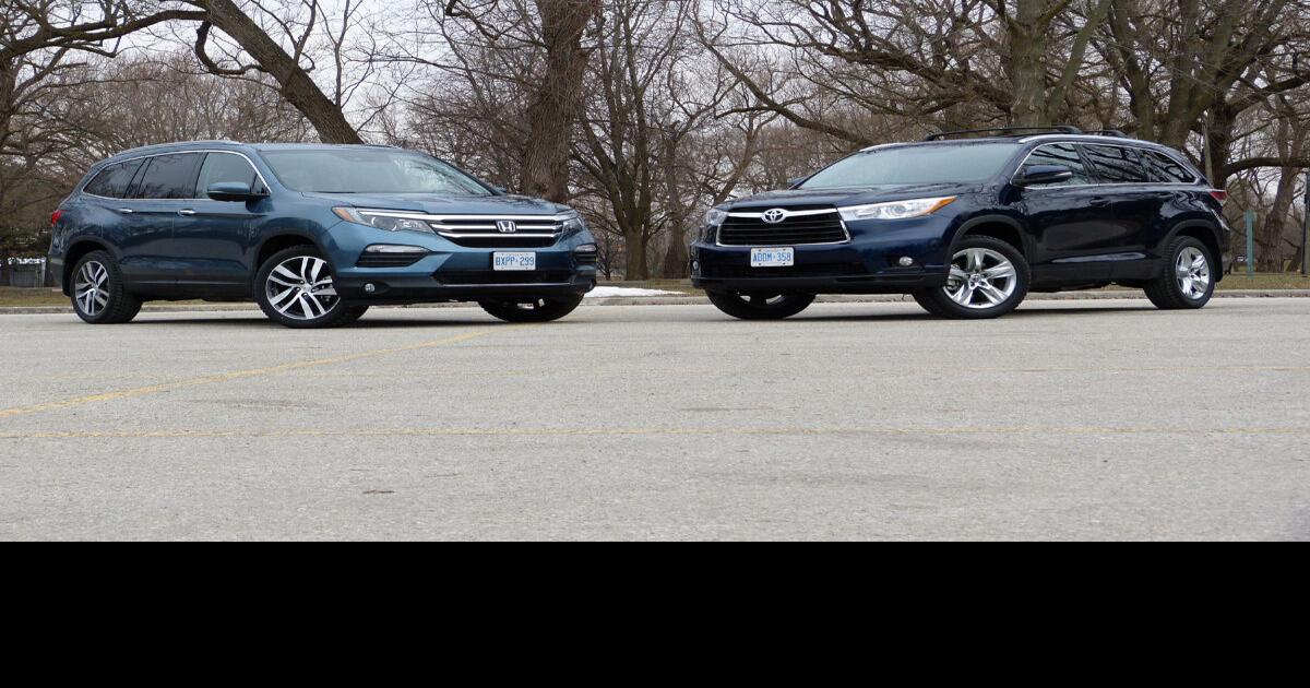 Comparison Honda Pilot vs. Toyota Highlander