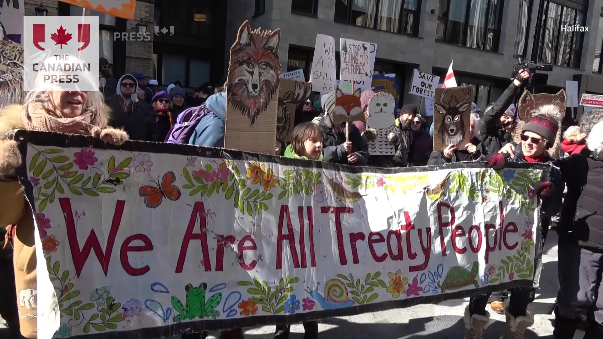 First Nations Protesting Hundreds gather for First Nations-led protest in Nova Scotia over ...