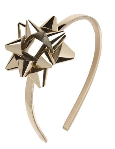 Kate Spade Gold Star Bow Accessory Kate Spade Take a Bow Statement 9 Station Gold Bow Gold-tone  main image 3