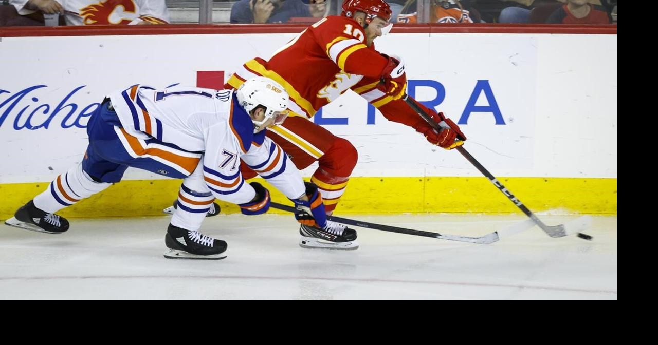 Stone, Sutter lead the way as Flames blank Oilers 4-0 in pre-season victory