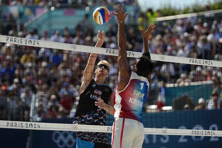 ExNBA player Chase Budinger wins 2024 Olympic beach volleyball debut