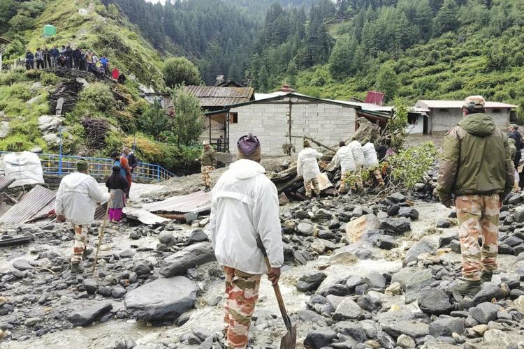 Rescuers search for dozens missing after deadly flash floods kill 4 in northern India