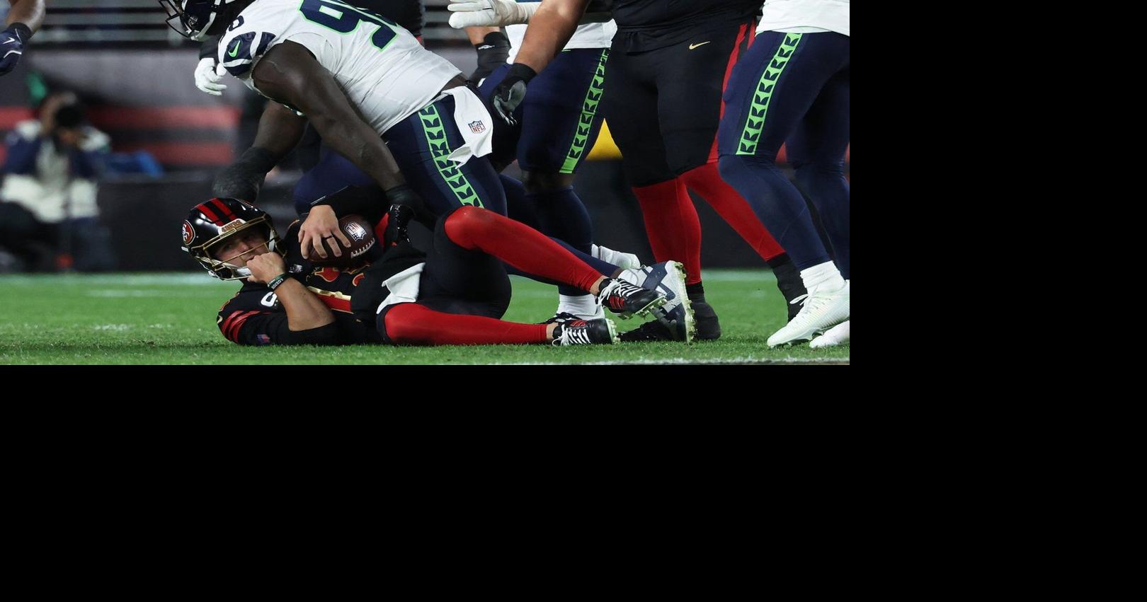 49ers’ offense goes silent against Seahawks, costing them NFC’s No. 1 seed