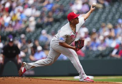 Suárez outduels Márquez, Phillies beat Rockies 2-0 to sweep 4-game series