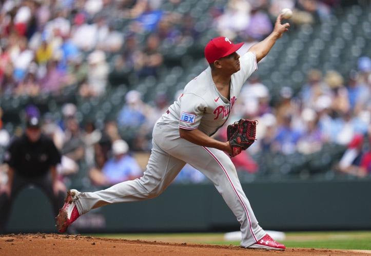 Suárez outduels Márquez, Phillies beat Rockies 2-0 to sweep 4-game series