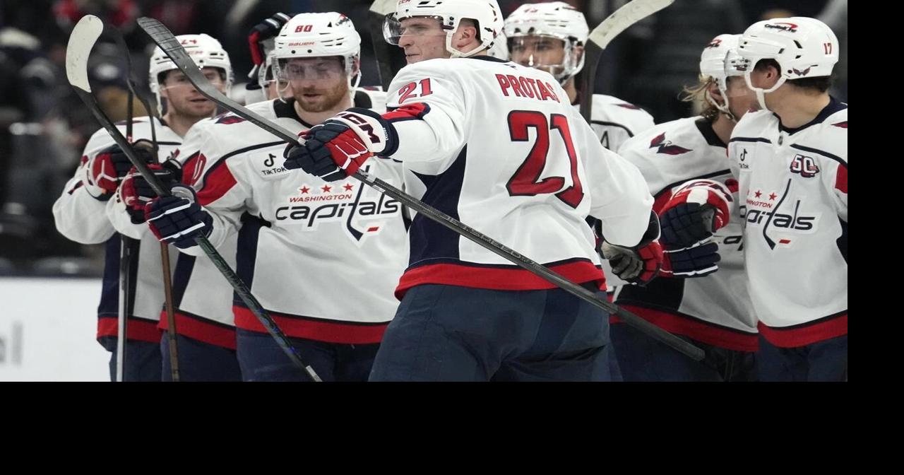 Aliaksei Protas scores in OT to lift Capitals over Blue Jackets 2-1