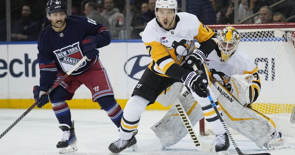 Penguins rally to beat Rangers 3-2 without Crosby