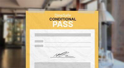 Dinesafe ѻý conditional passes