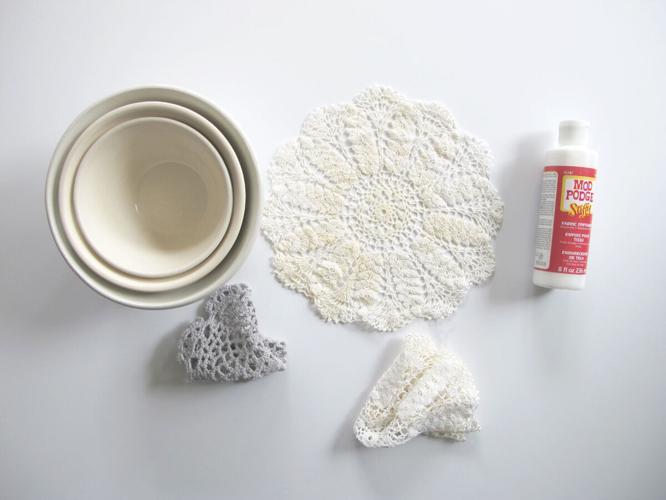 How to make lace doily bowls (and 5 places to buy them)