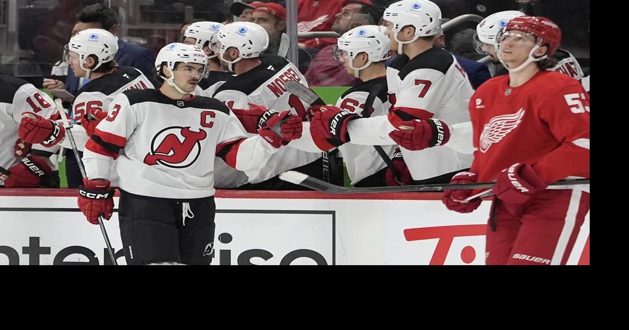 Devils score 3 power-play goals vs. Red Wings' NHL-worst penalty kill in 5-4 win