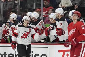 Devils score 3 power-play goals vs. Red Wings' NHL-worst penalty kill in 5-4 win