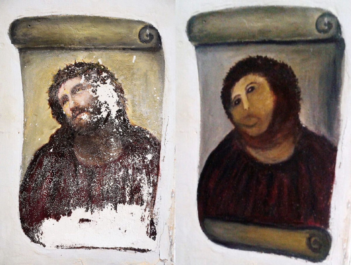 Lesson from Spain s botched painting Leave art restoration to the