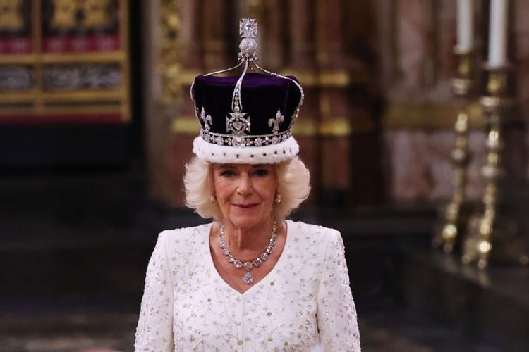 Bags of style: it's Queen Camilla's outstanding (and valuable