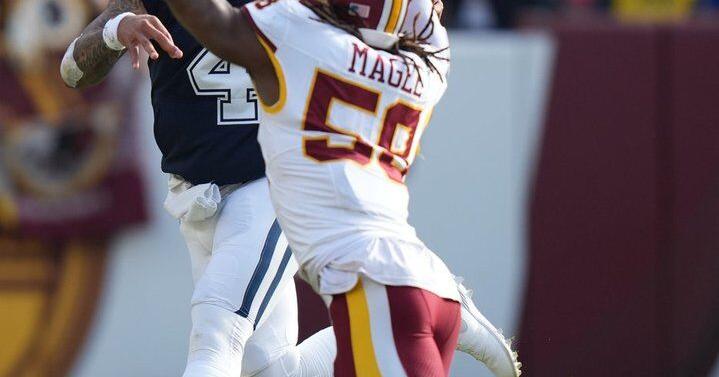 NFL scores: Dak Prescott throws for 307 yards and 2 TDs to lead Cowboys past skidding Commanders 30-23