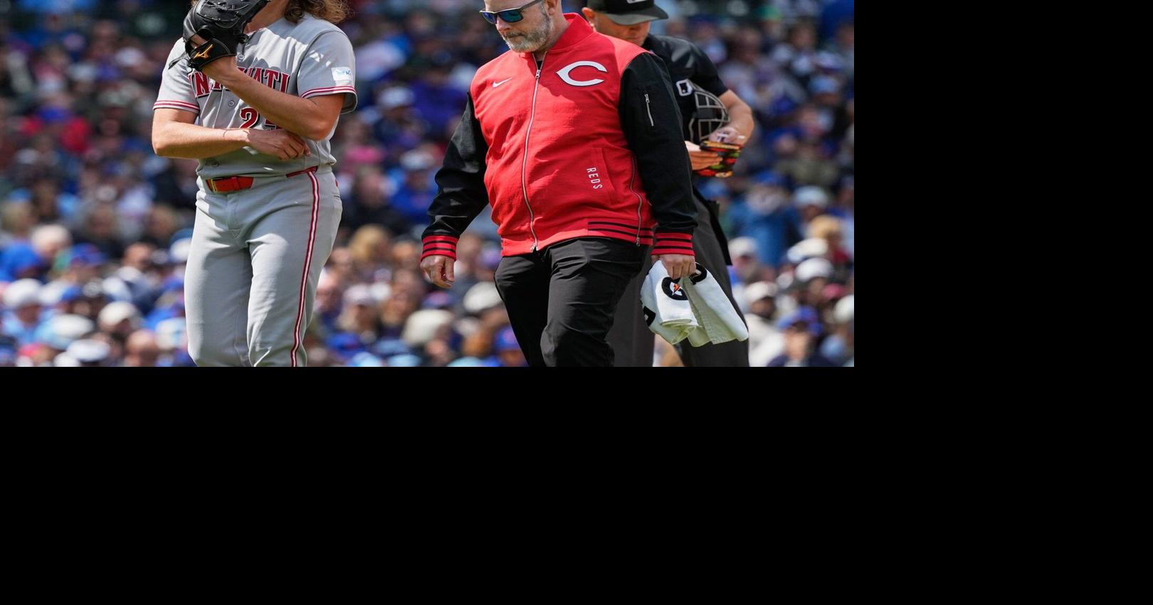 Reds pitcher Rhett Lowder faces hitters in simulated game, and rehab ...