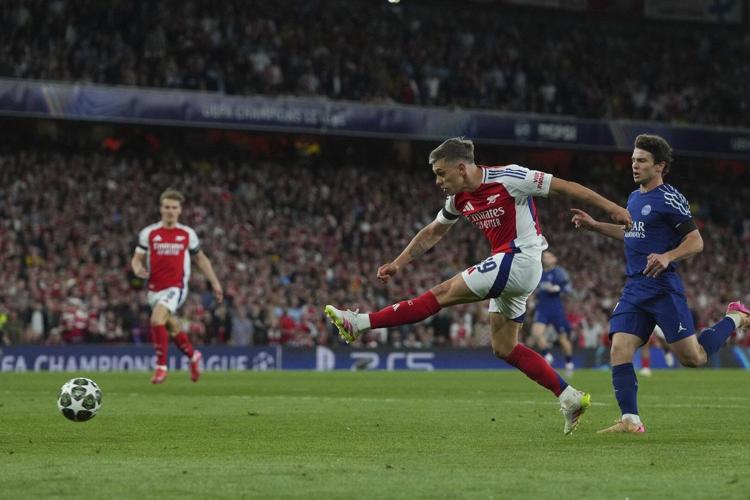 Arsenal travels to PSG looking to overturn deficit and reach 1st Champions League final in 19 years