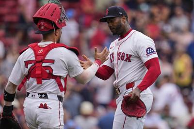 Boston's Chapman lights up radar gun at age 37 and has bigger numbers in mind than his 350th save