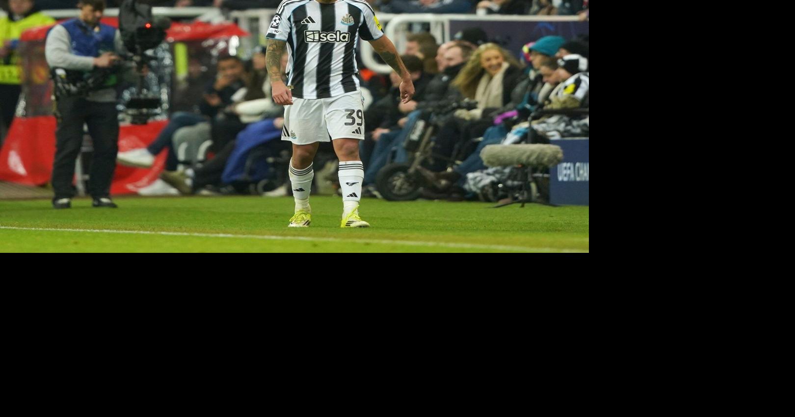 Newcastle is without Joelinton for PSG game and waiting to see if Bruno Guimarães can play