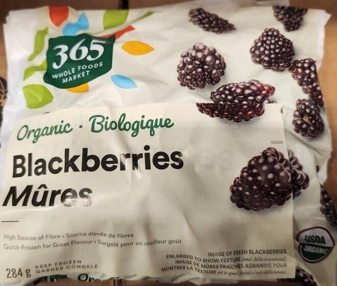 Health Canada recalls blackberries on microbial