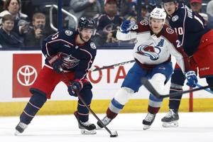 Nylander scores twice, Tarasov stops 46 shots to lead Blue Jackets to 4-1 win over Avalanche