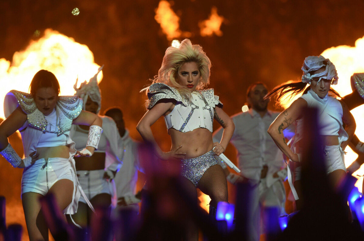 Lady Gaga delivers a Super Bowl halftime show big on flash and