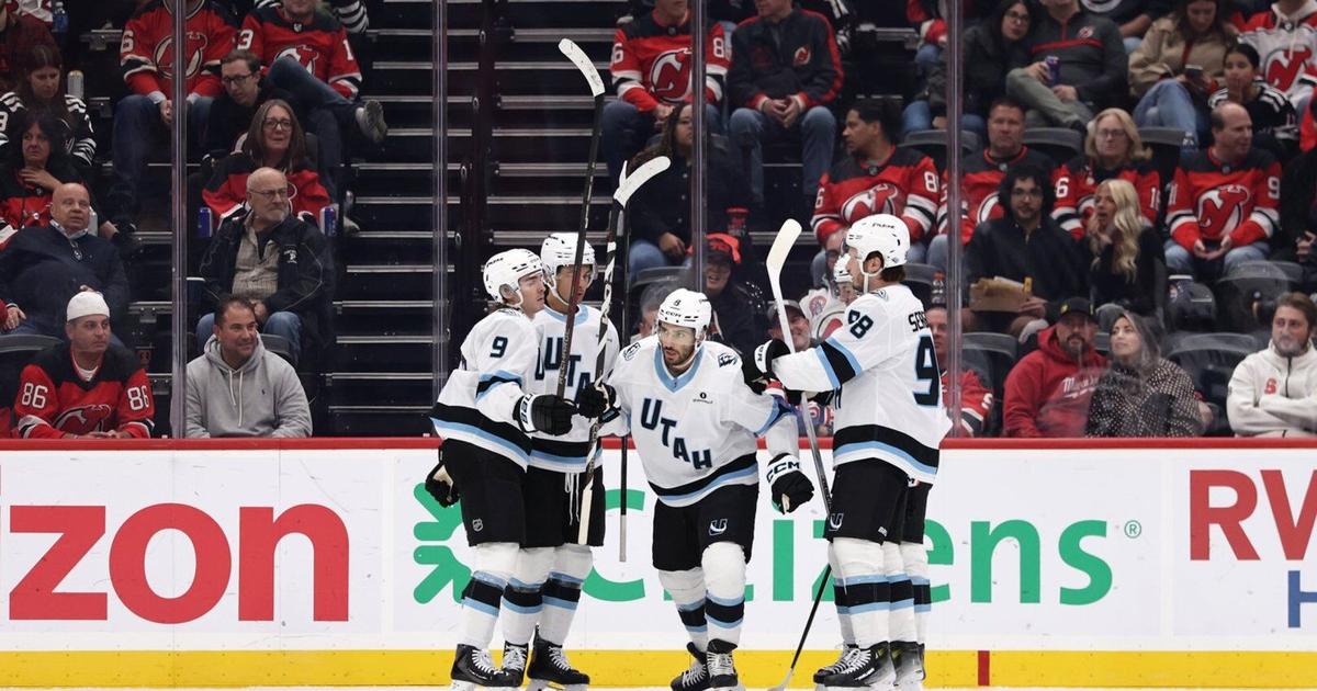 Project Goal Sign Nick Schmaltz scores NHL-best 5th goal and Mammoth beat Devils 5-3