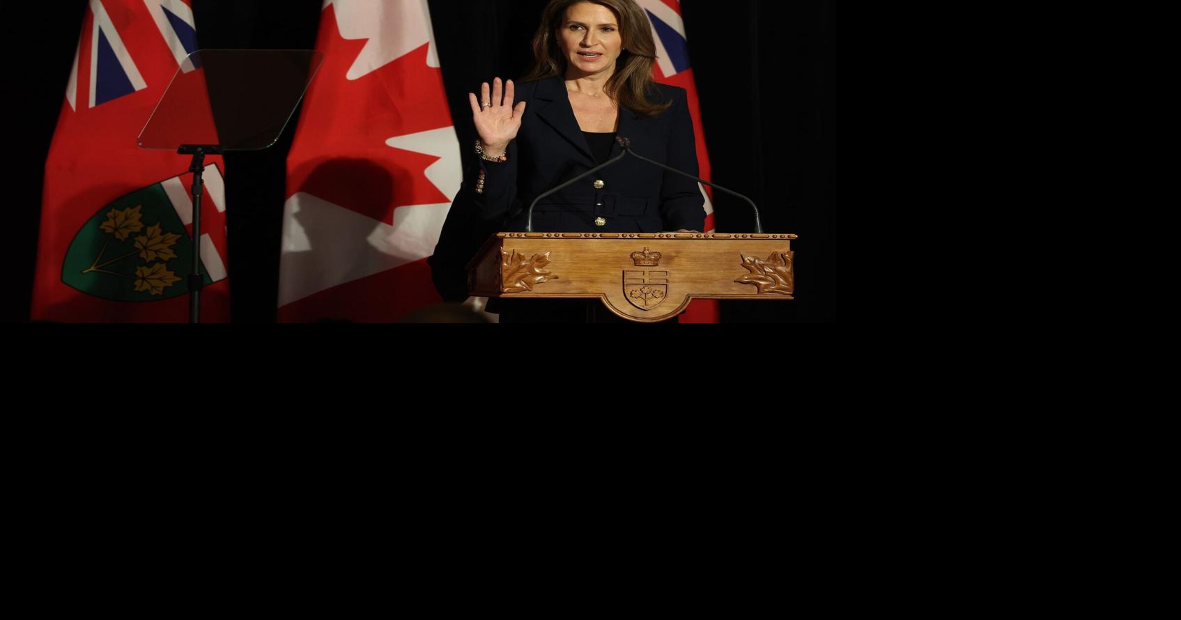 Caroline Mulroney resigning from Doug Ford’s government