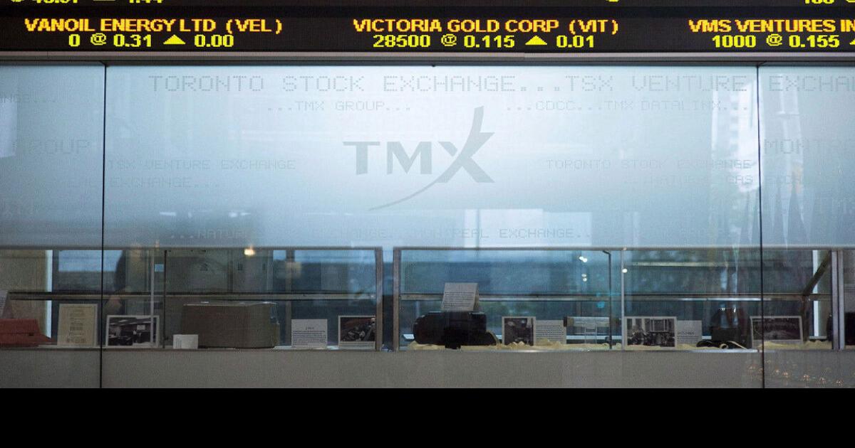 TSX, U.S. markets down moderately ahead of Christmas holiday weekend