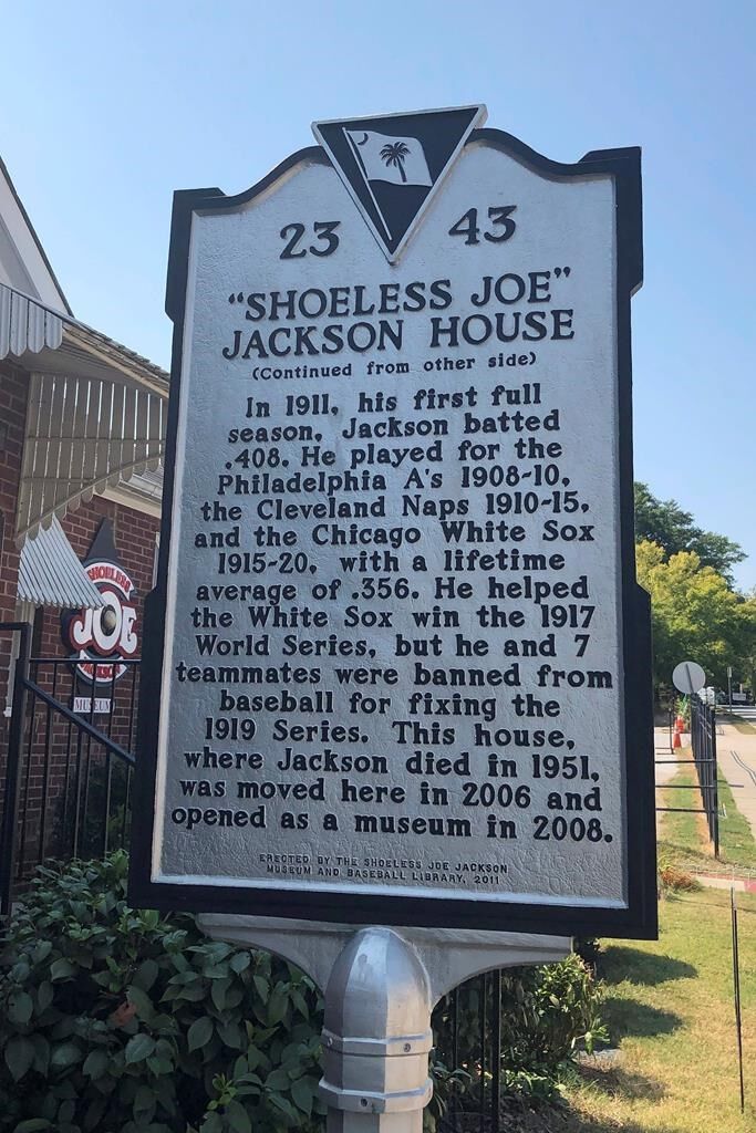 Greenville, SC - Shoeless Joe Jackson Statue