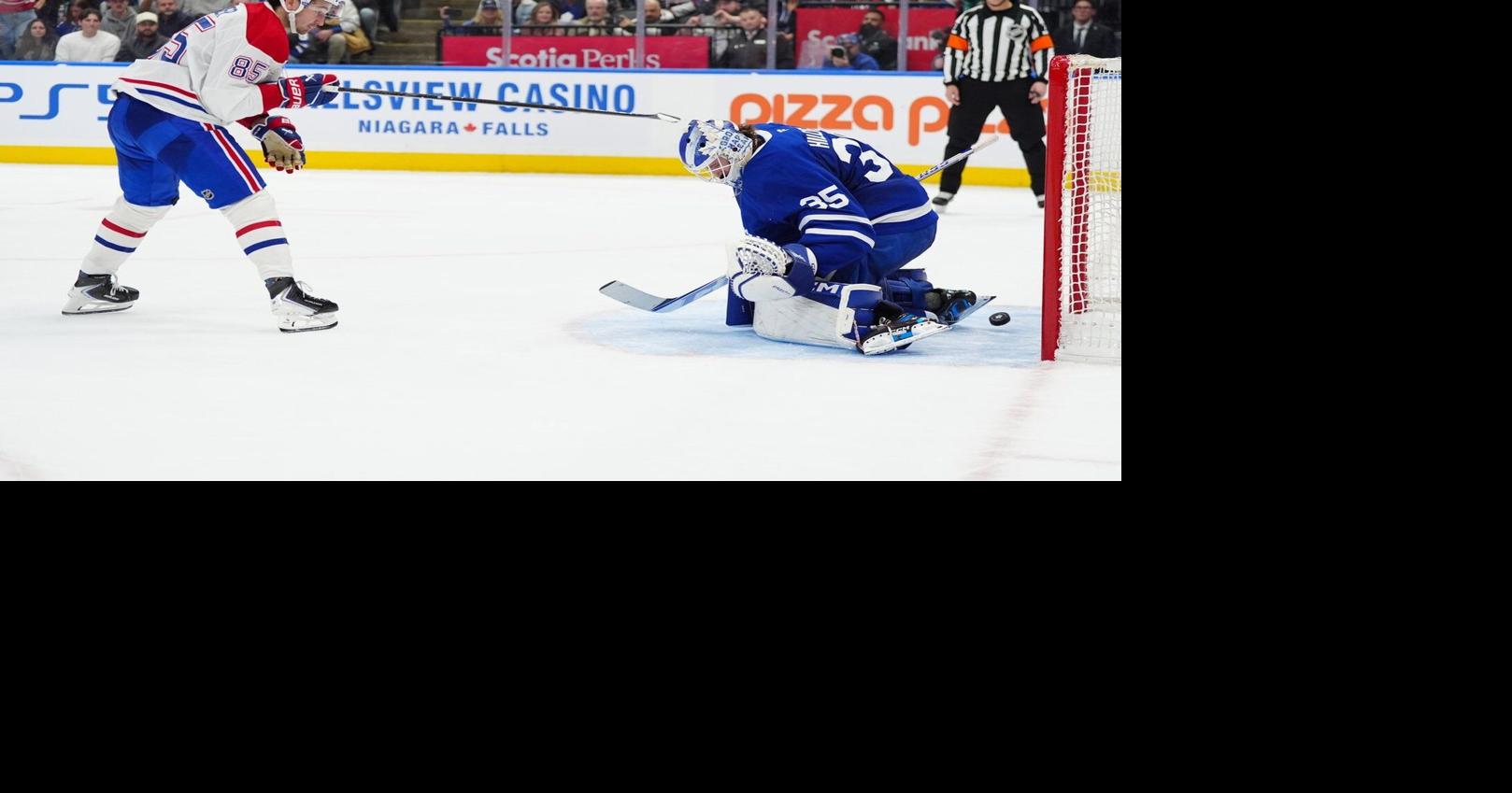 Texier scores shootout winner, Montreal Canadiens top Toronto Maple Leafs 2-1