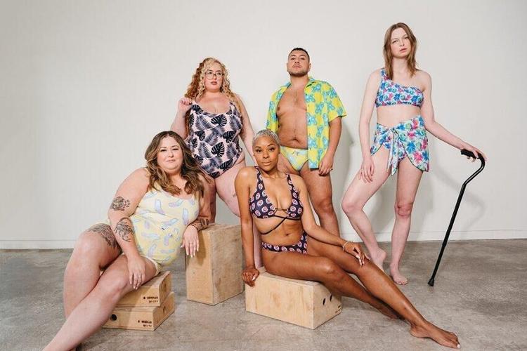 Hayley Elsaesser Plus Size Swimsuits Are Pretty and Playful