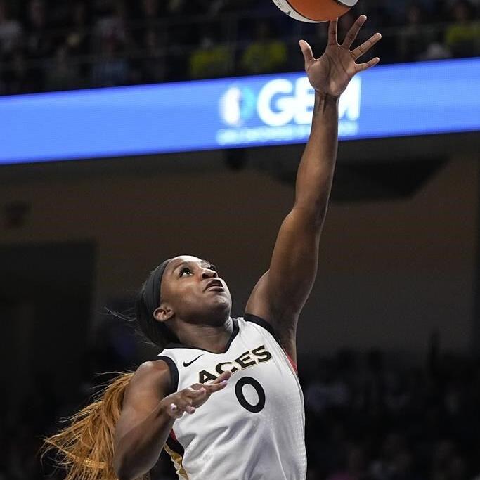 Defending champion Aces return to WNBA Finals, beat Wings 64-61 to