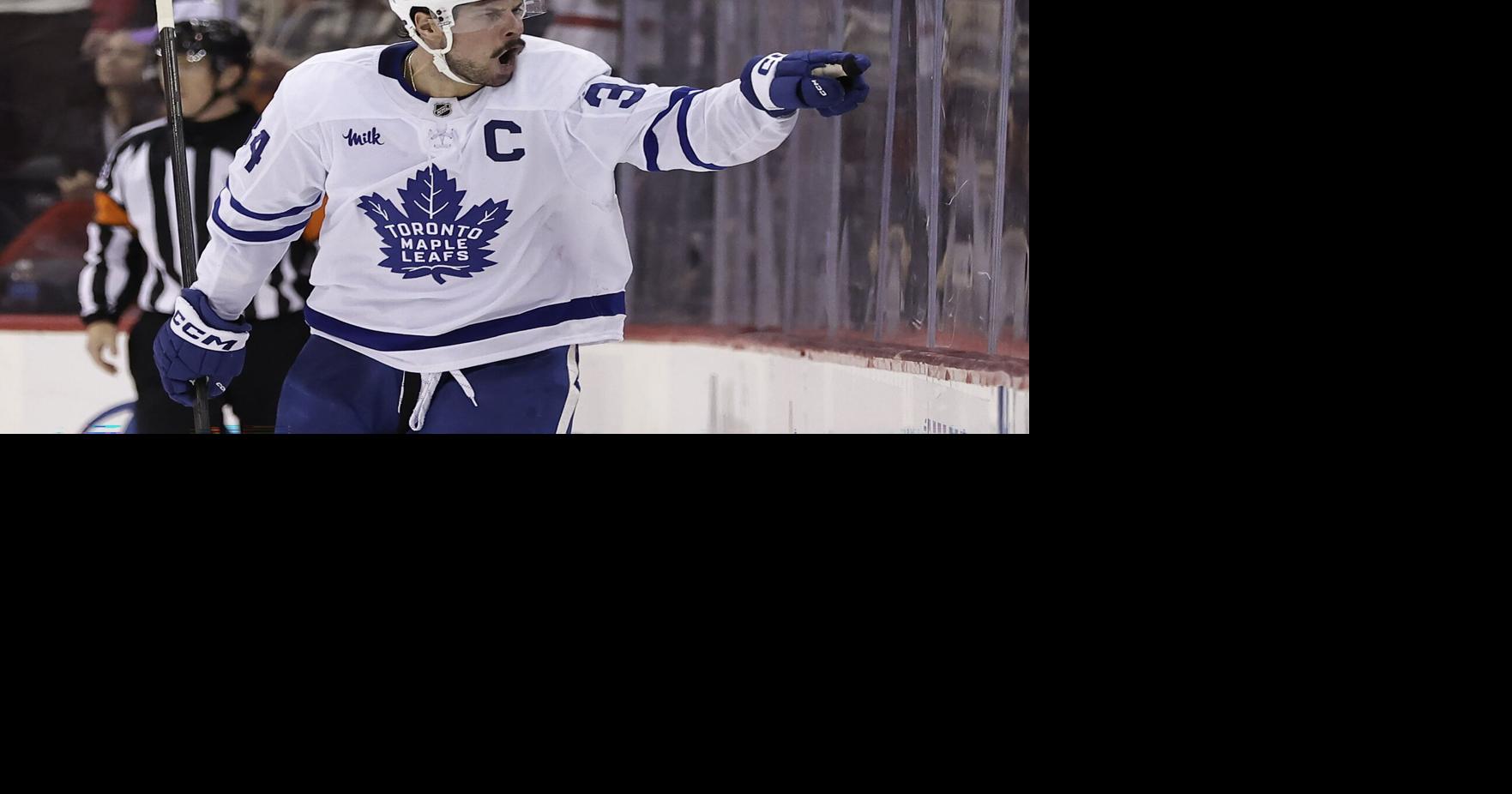 Anthony Stolarz and Auston Matthews steal two points for the Maple Leafs ...