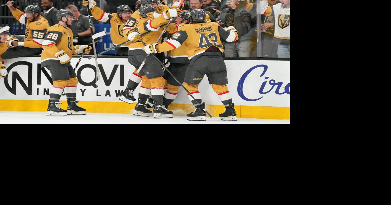 Eichel scores in OT as Golden Knights rally to beat Maple Leafs 6-5