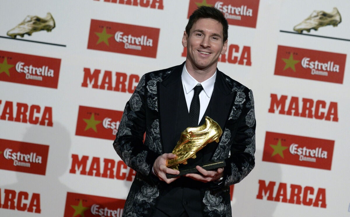 Golden boots shops messi