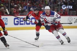 Lafrenière continuing his breakthrough season as a solid contributor for Rangers in NHL playoffs