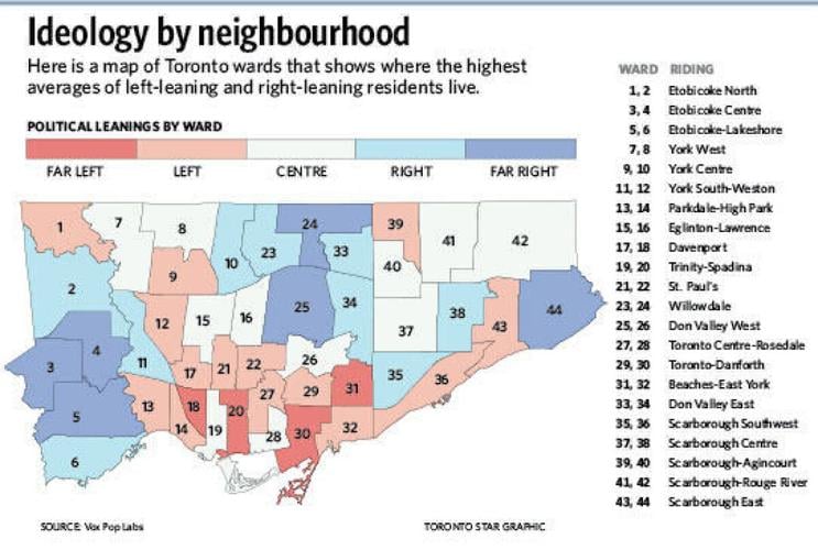 Toronto Political Ridings Mapping our political divides