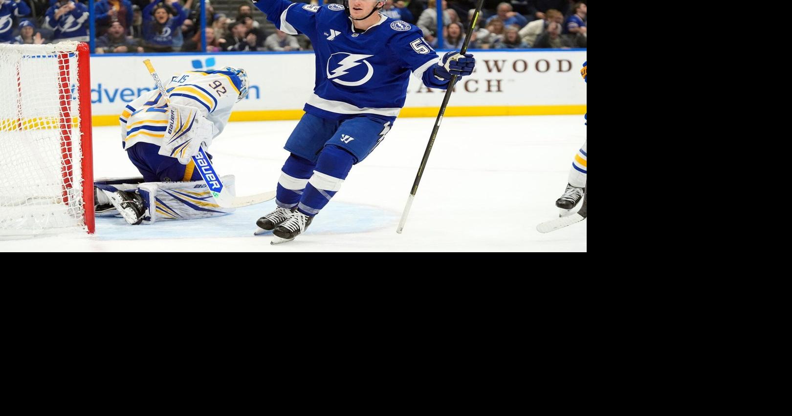 Guentzel’s goal in the final seconds of OT gives the Lightning a 4-3 win over the Sabres