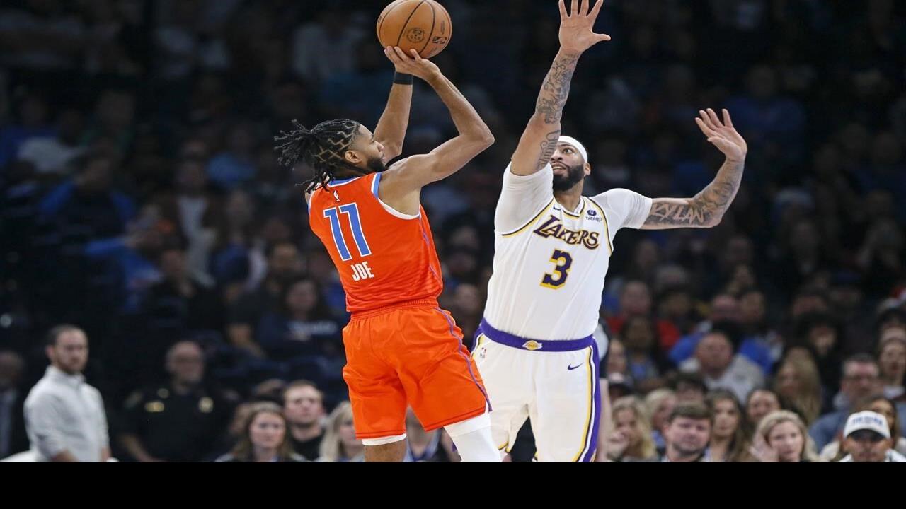 LeBron James scores season-high 40 points, Lakers beat Thunder to end  4-game skid
