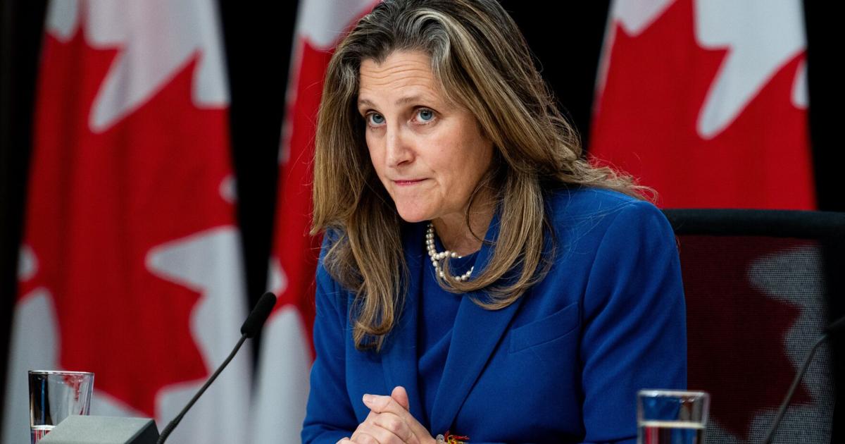 Chrystia Freeland announces date for Ottawa’s long-awaited mini budget