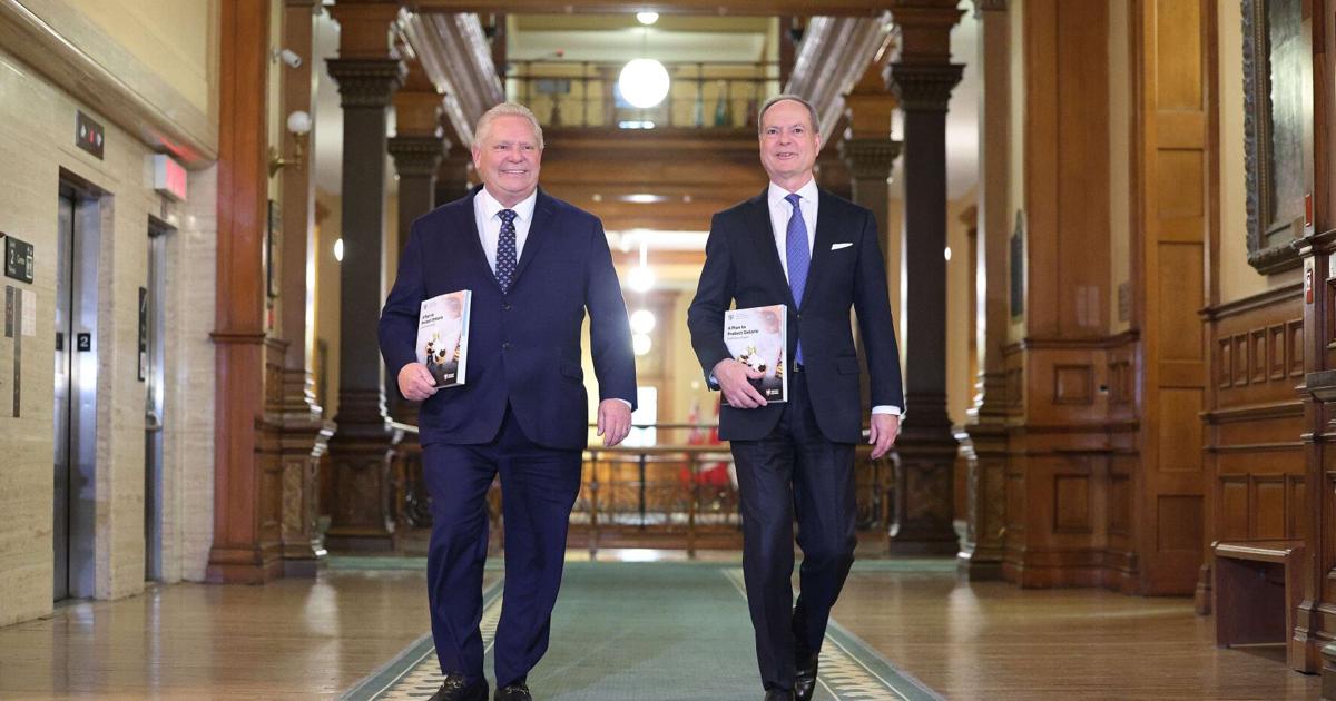 Scotia Log Table Ontario tables record $244B budget with deeper deficit