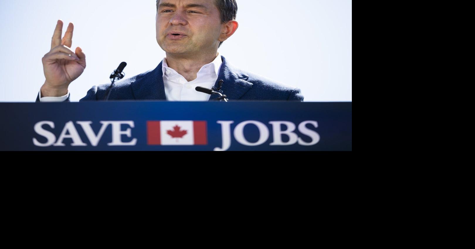 Poilievre visits Detroit to push for tariff-free trade for auto industry