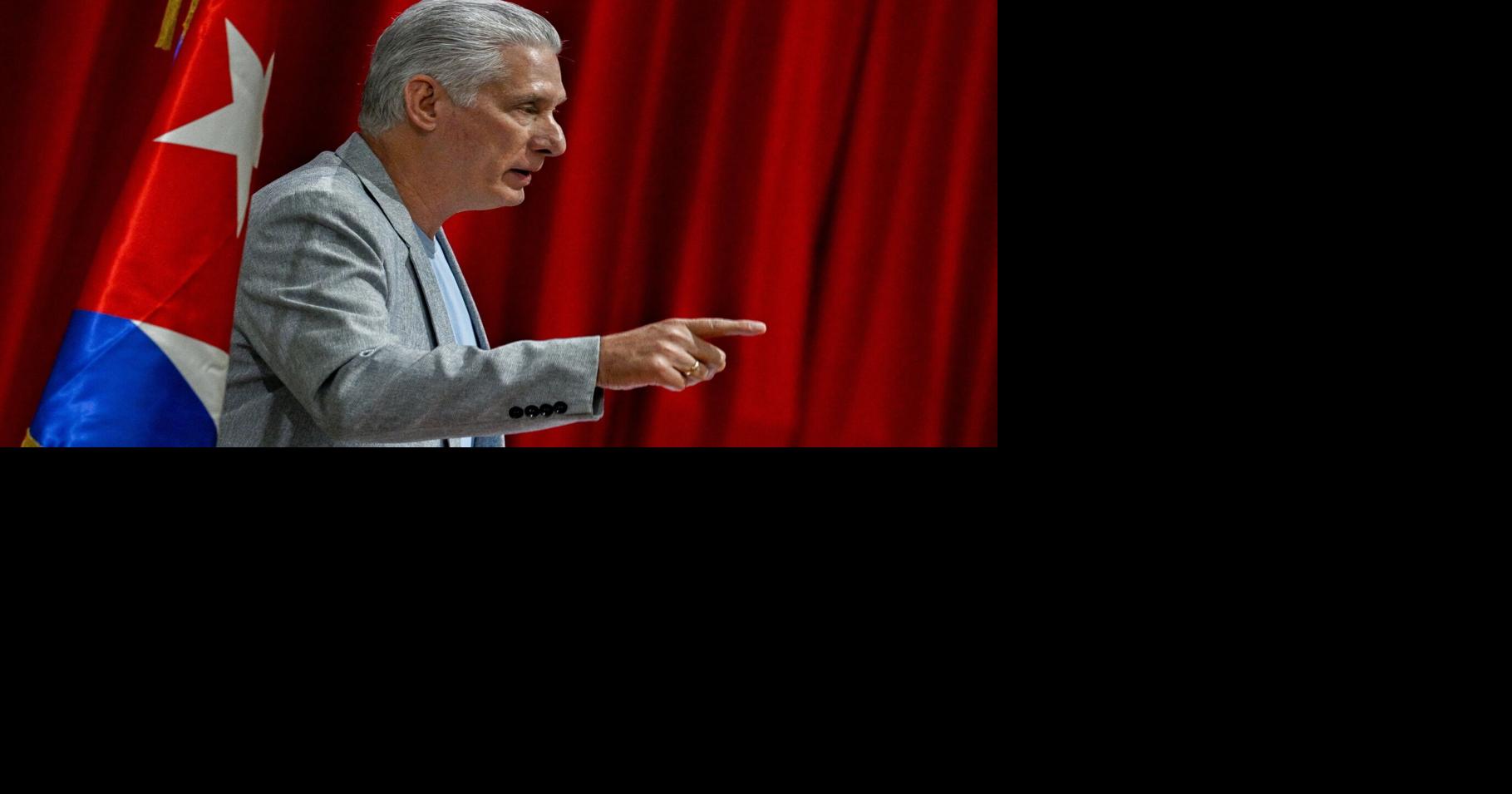 Cuban President Miguel Díaz-Canel tells NBC News that he will not step down