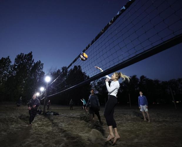 Inside Toronto’s secret beach volleyball game at Ashbridges Bay